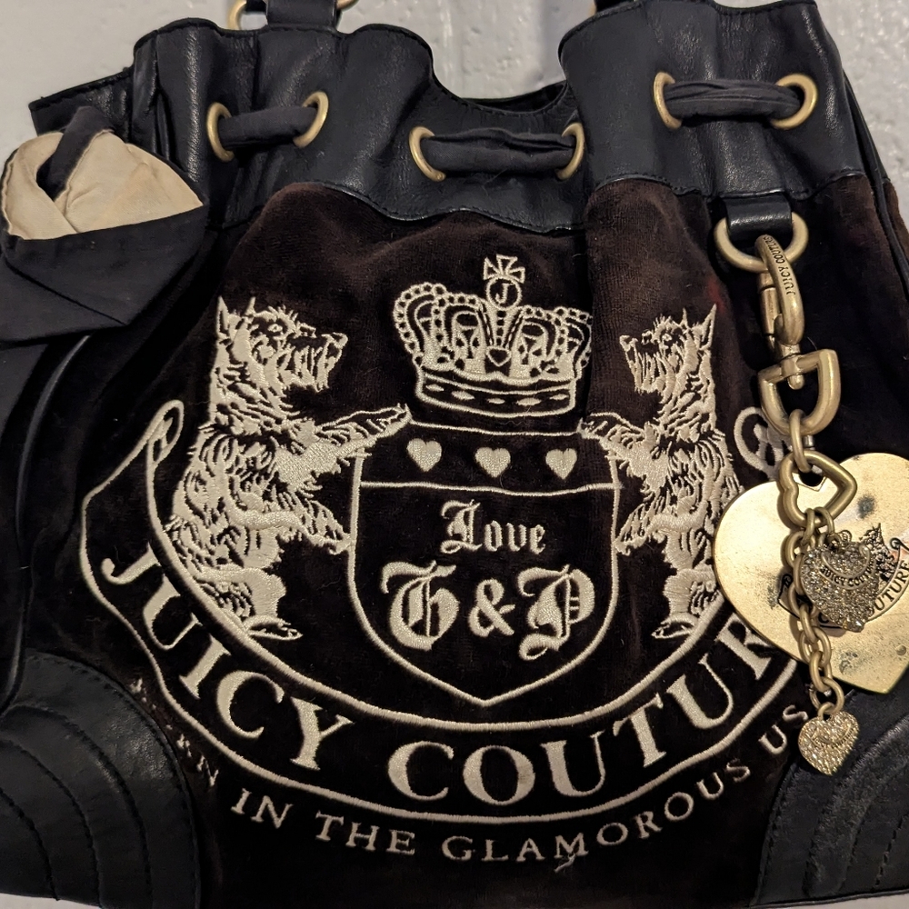 Y2K Juicy Couture Vintage Daydreamer Bag with Scottie Dogs
